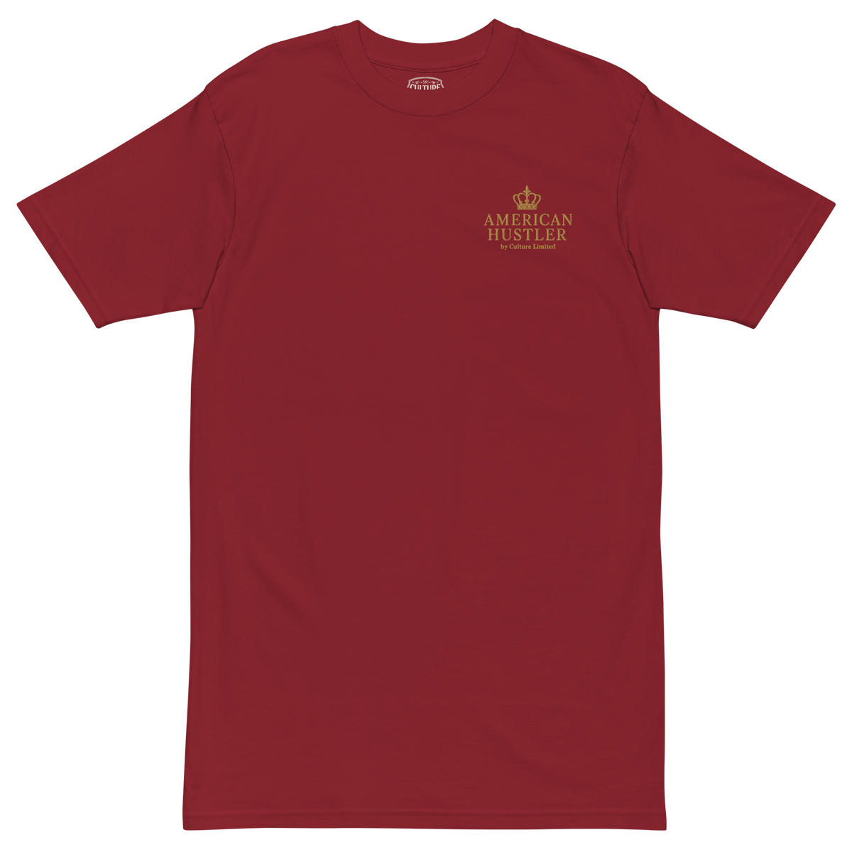 American Hustler Embroidered Premium Heavyweight Tee