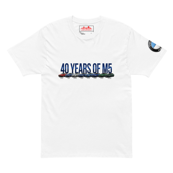 M5 40 Years Heritage graphic tee by Culture Limited Bimmer Culture - product view 1