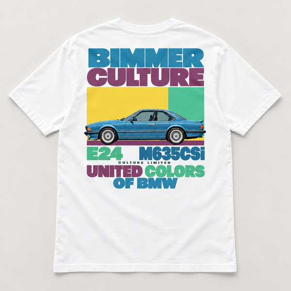 “United Colors of BMW” E24 M635CSi Tee