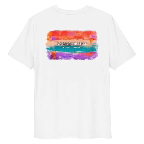 AH Miami Canvas Tee back graphic white tee