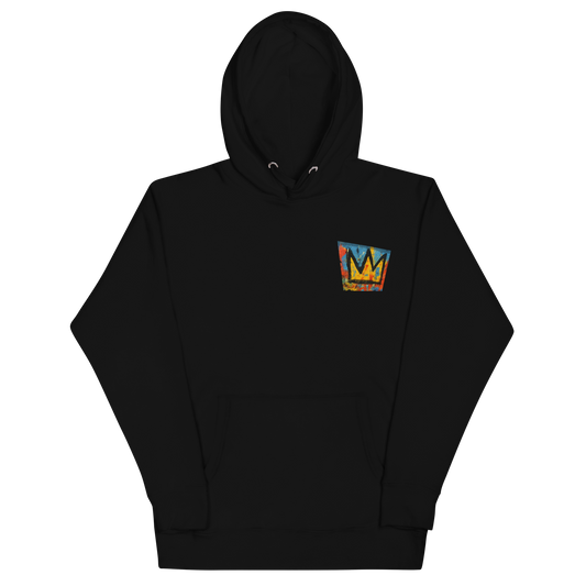 Basquiat Graffiti Crown Spectrum Hoodie - Culture Limited Edition Tees