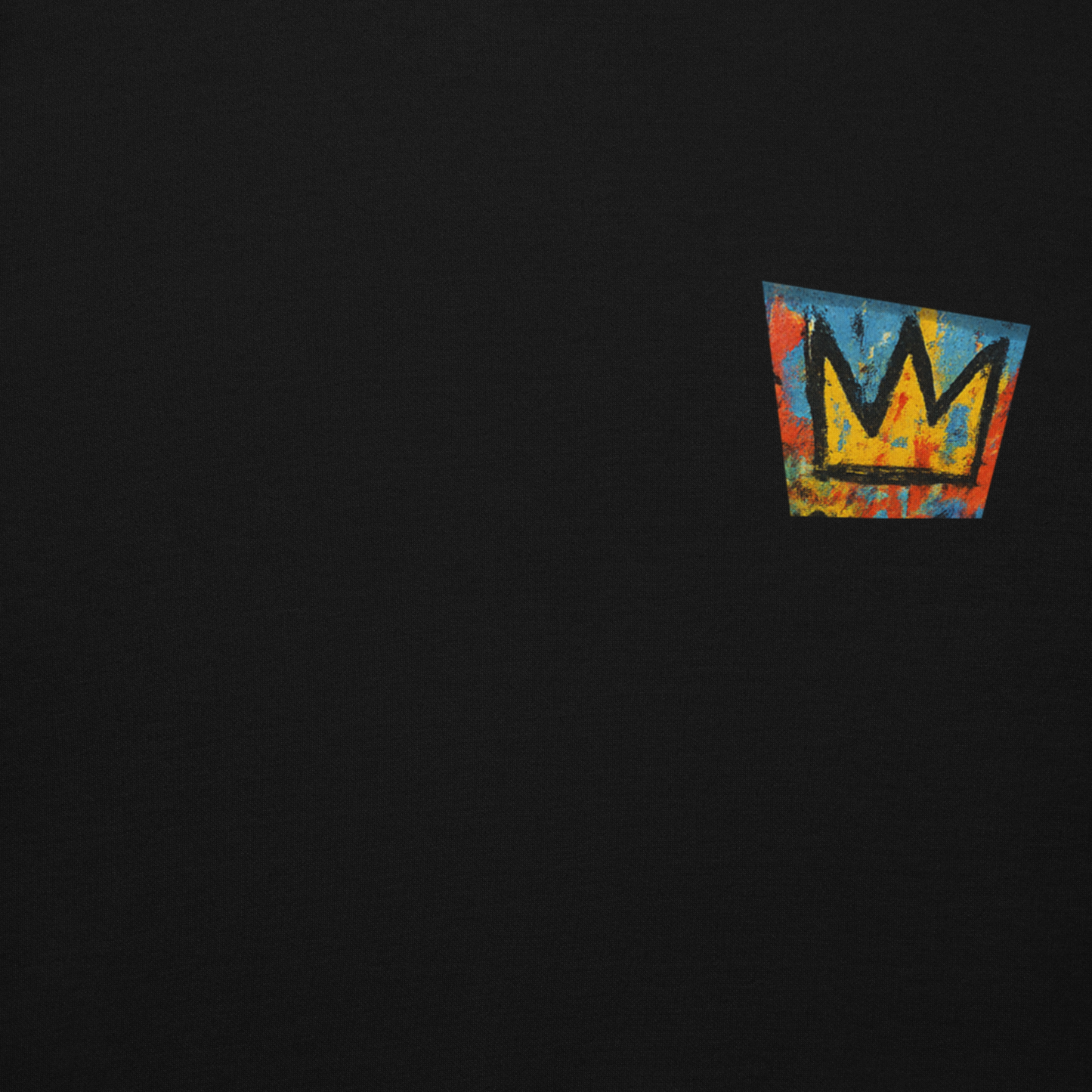 Basquiat Graffiti Crown Spectrum Hoodie - Culture Limited Edition Tees