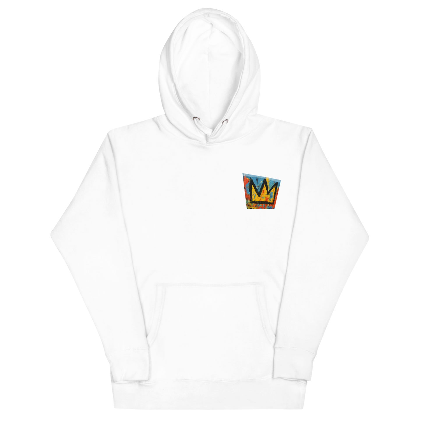 Basquiat Graffiti Crown Spectrum Hoodie - Culture Limited Edition Tees