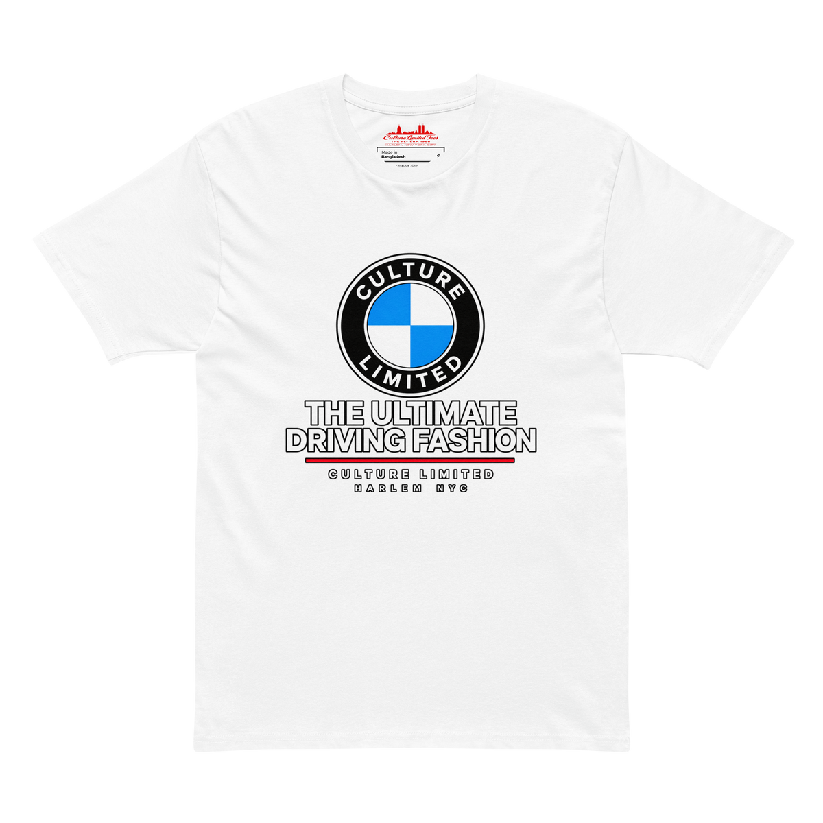 Culture Limited The Ultimate Driving Fashion premium tee in white