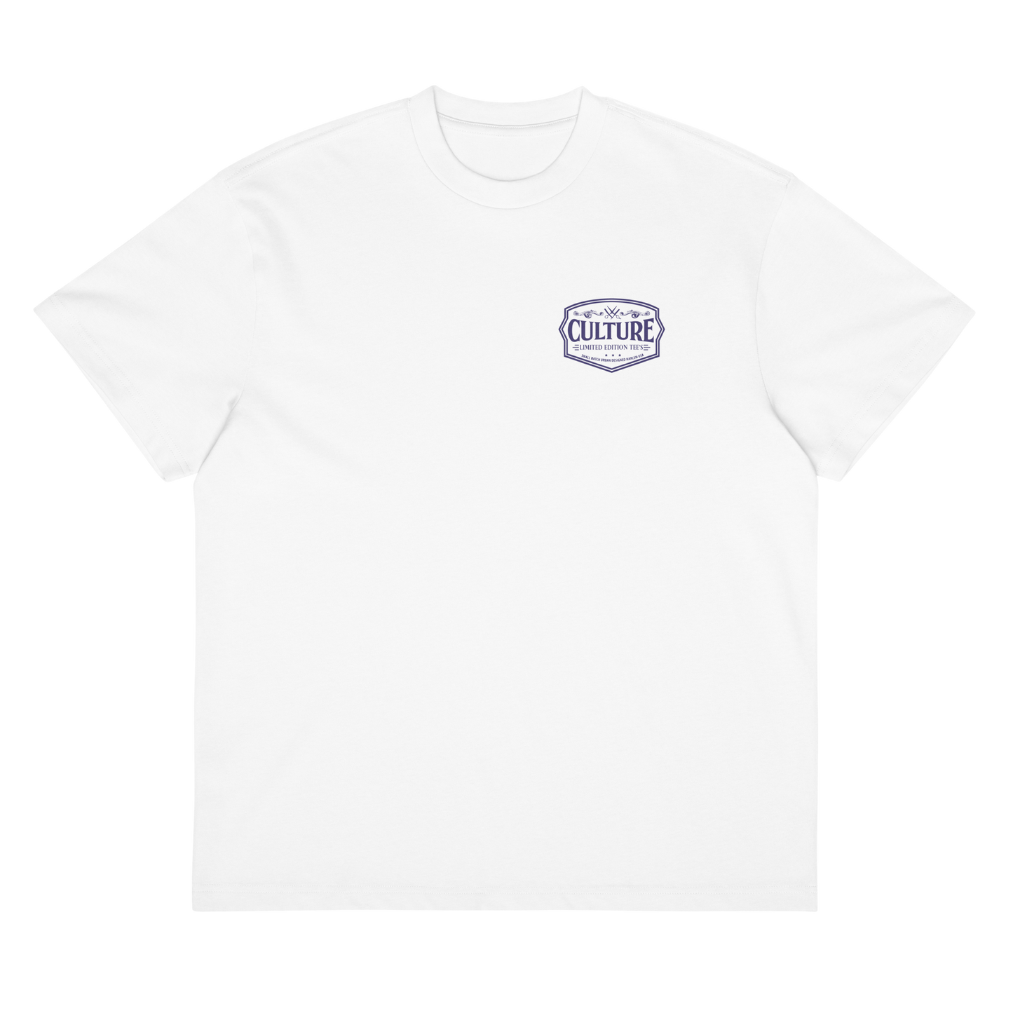 Fly Era Script NYC Skyline Tee | White Blue