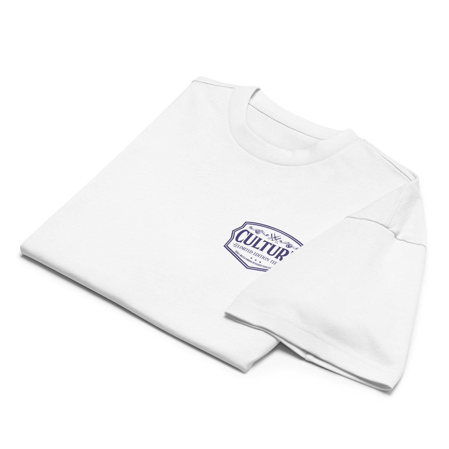 Fly Era Script NYC Skyline Tee | White Blue