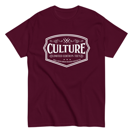 Classic White Culture logo T-Shirt - Culture Limited Edition Tees