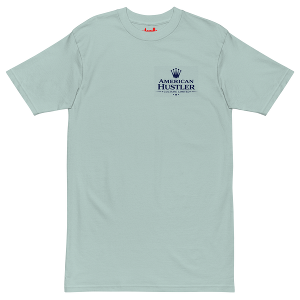 American Hustler Blue Crest heavyweight tee by Culture Limited - product view 1