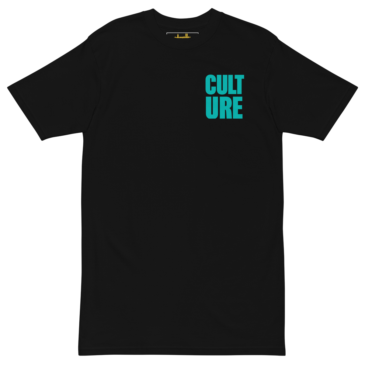 Culture Limited Tiffany Blue box logo heavyweight tee - product view 2
