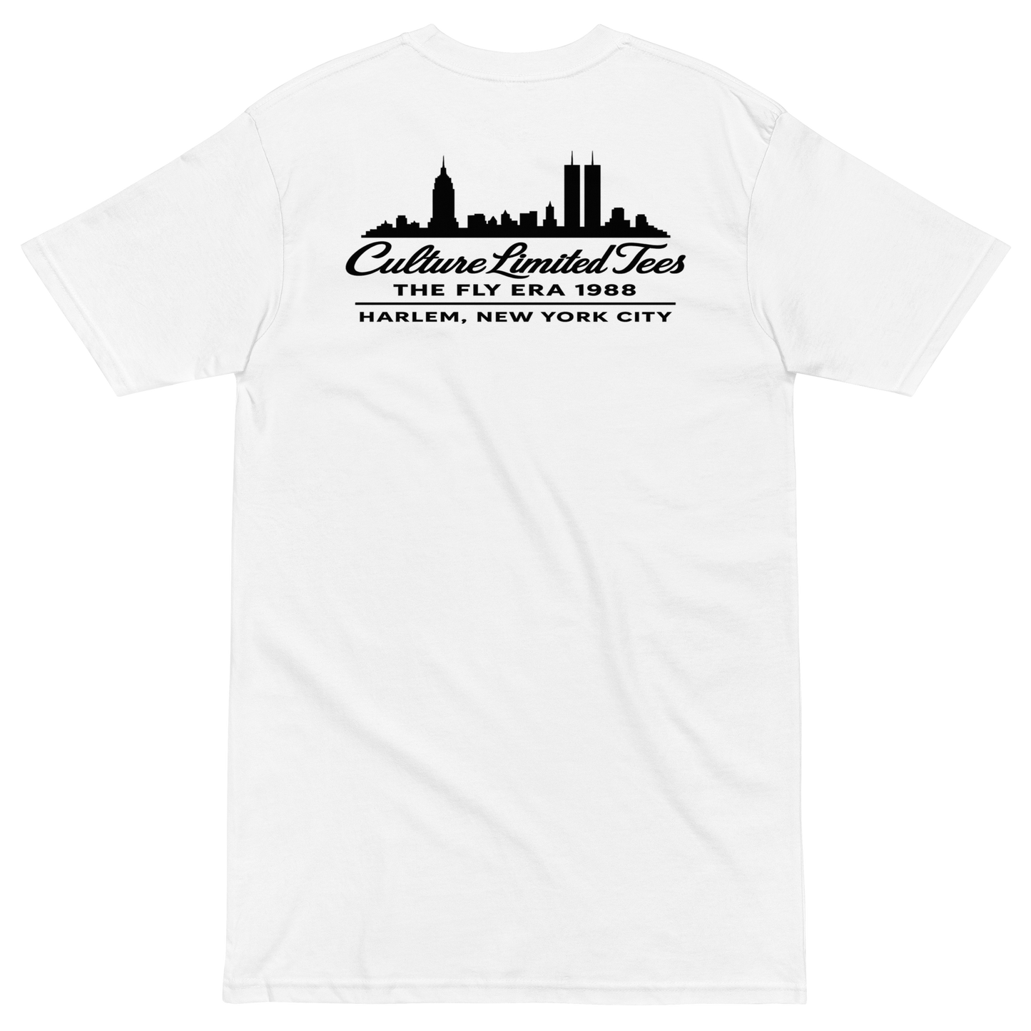 Twin Flames 88 Heavyweight Tee - White with Black - Culture Limited Edition Tees
