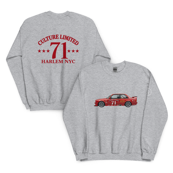 Culture Limited 71 E30 M3 Heritage crewneck by Bimmer Culture - product view 1
