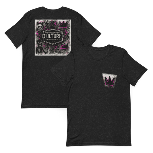 Basquiat Noir Tee - Culture Limited Edition Tees