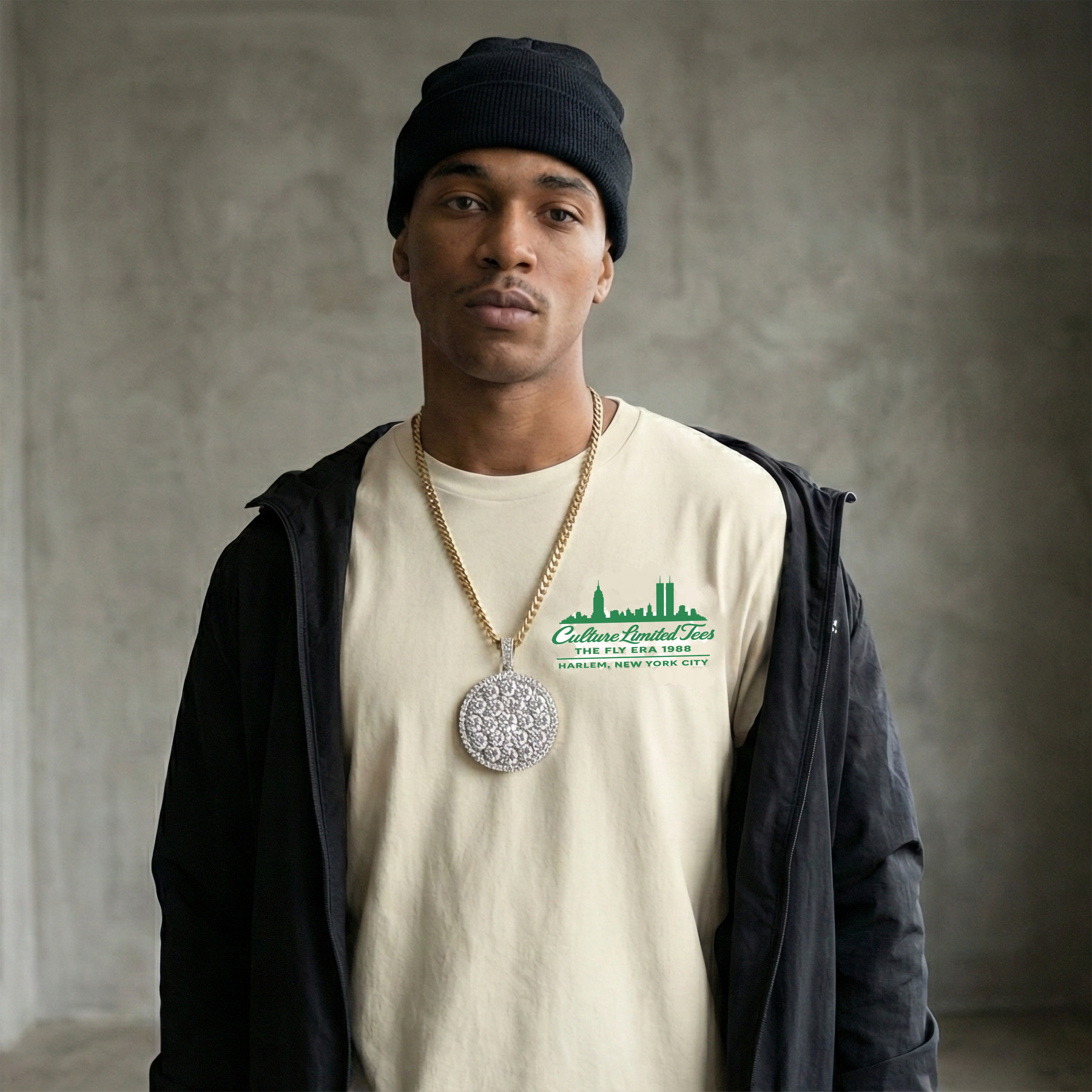 Basquiat Noir Hoodie Collab Culture Limited Tees