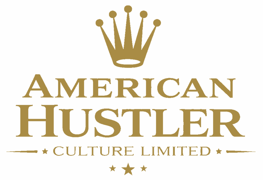 American Hustler Crown Tee – Vintage Black & Cream Edition