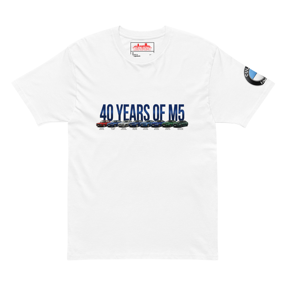 M5 40 Years Heritage Tee | Bimmer Culture | The Ultimate Driving Fashion