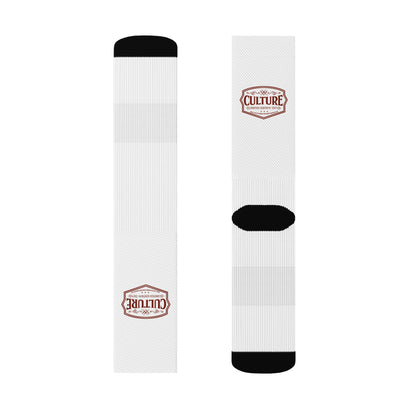 Matching Culture Logo Socks Red Logo