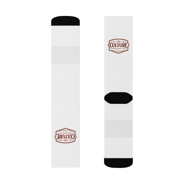 Matching Culture Logo Socks Red Logo