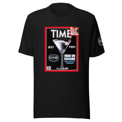 Retro news-inspired unisex tee with cultural statement