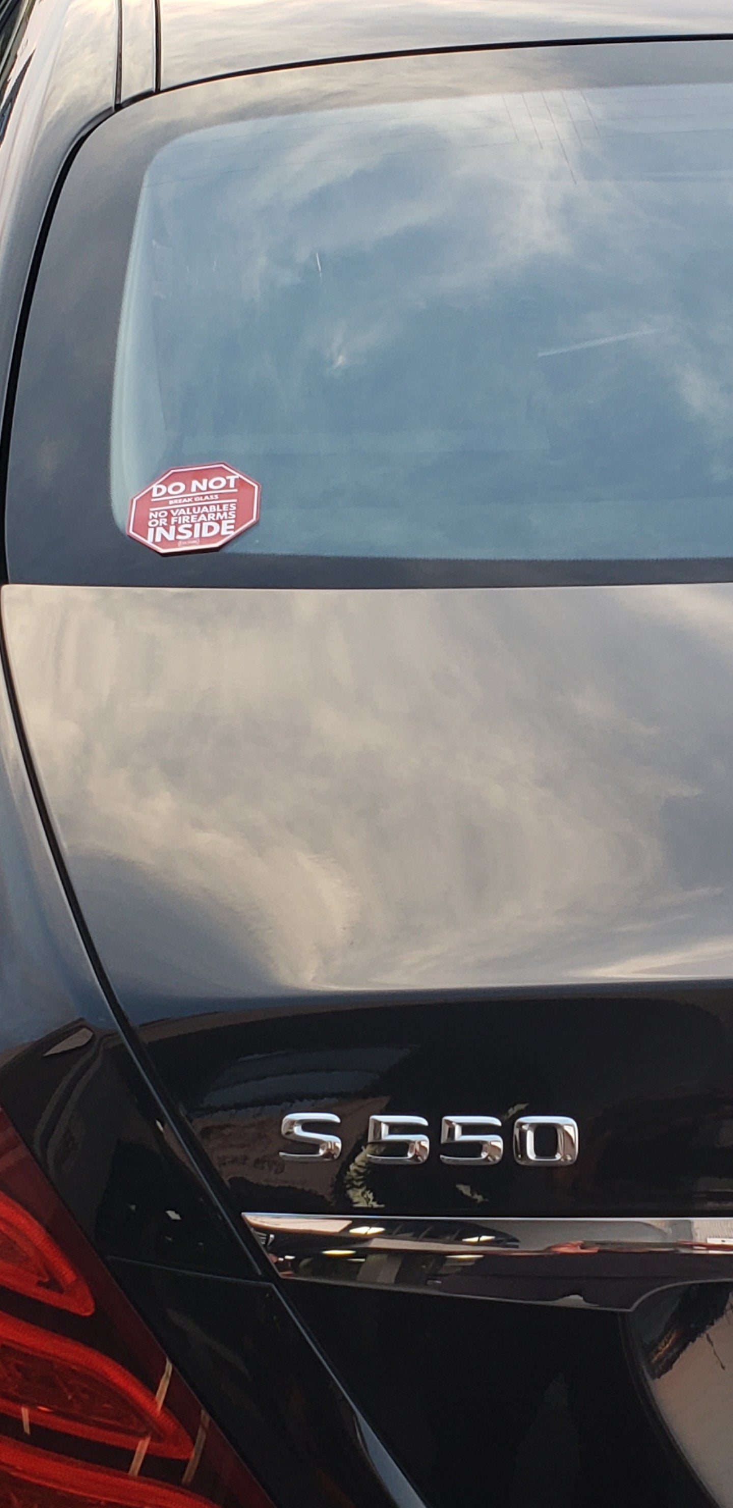 Anti-Theft Car Window Sticker. Deter Lazy Thieves. Let Them Know It's Not Worth Their Time! - Culture Limited Edition Tees