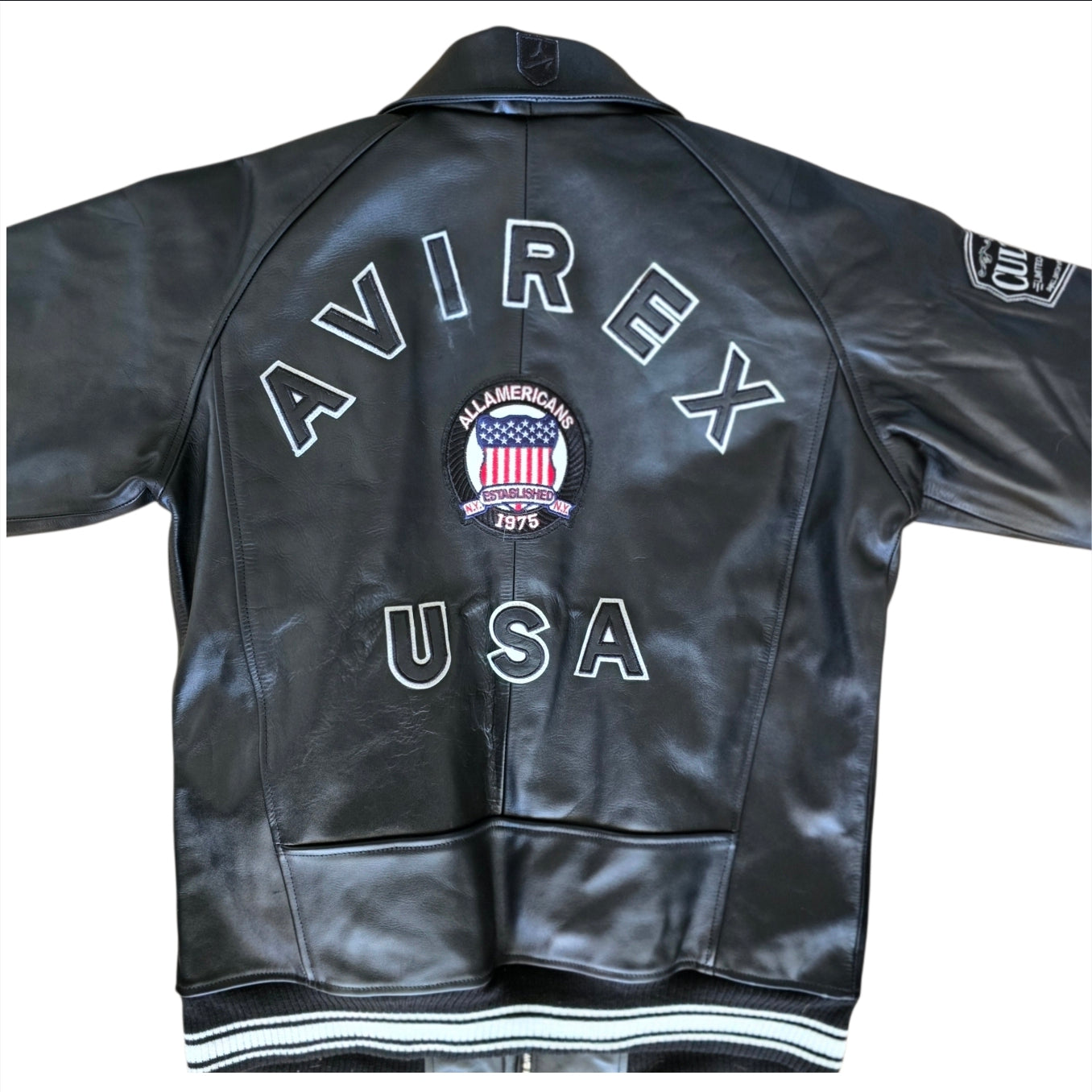 Culture Limited x Avirex | French Calfskin Leather Bomber Jacket