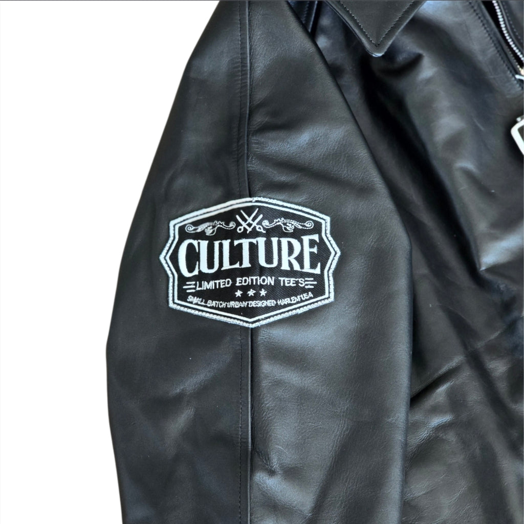 Culture Limited x Avirex | French Calfskin Leather Bomber Jacket