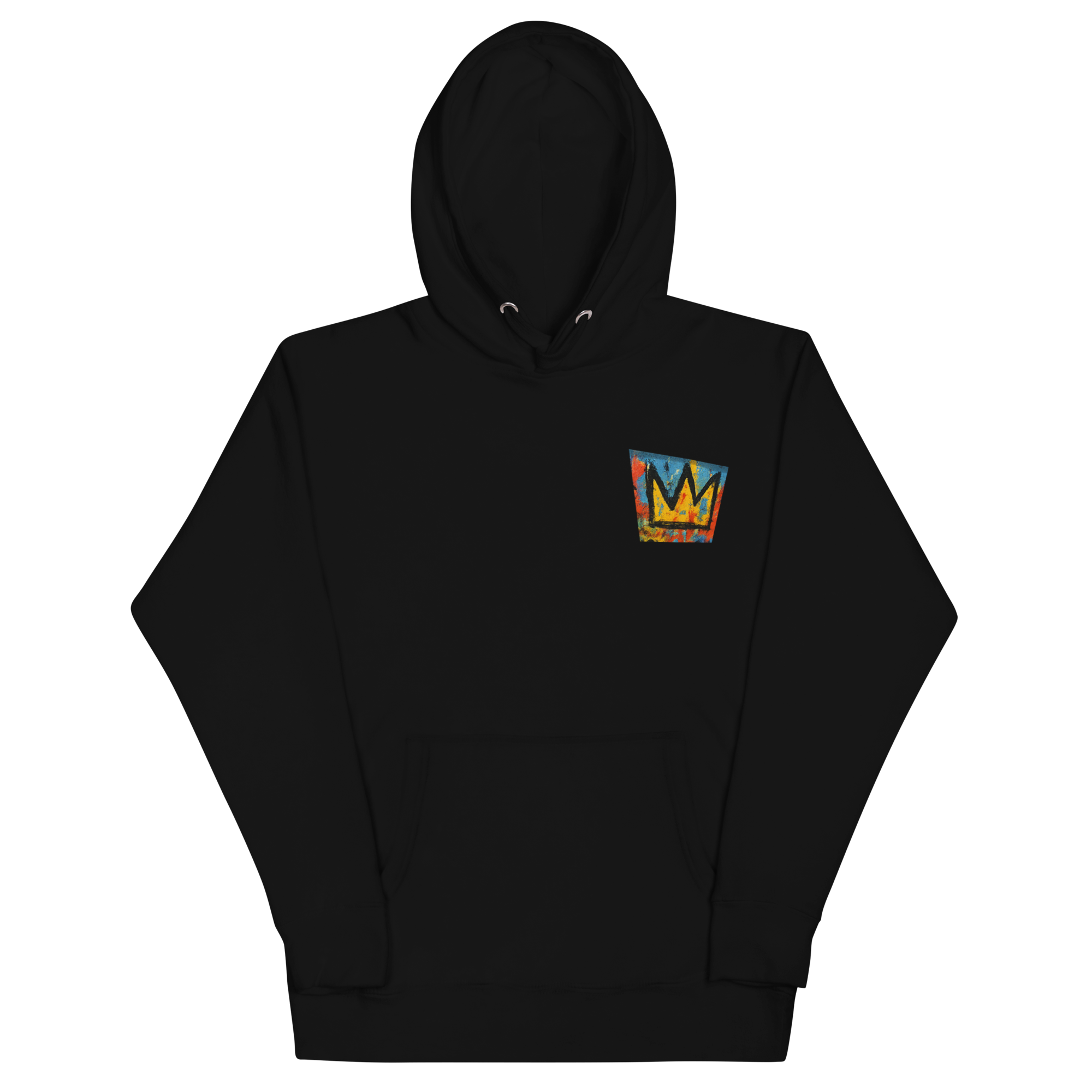 Basquiat Graffiti Crown Spectrum Hoodie - Culture Limited Edition Tees