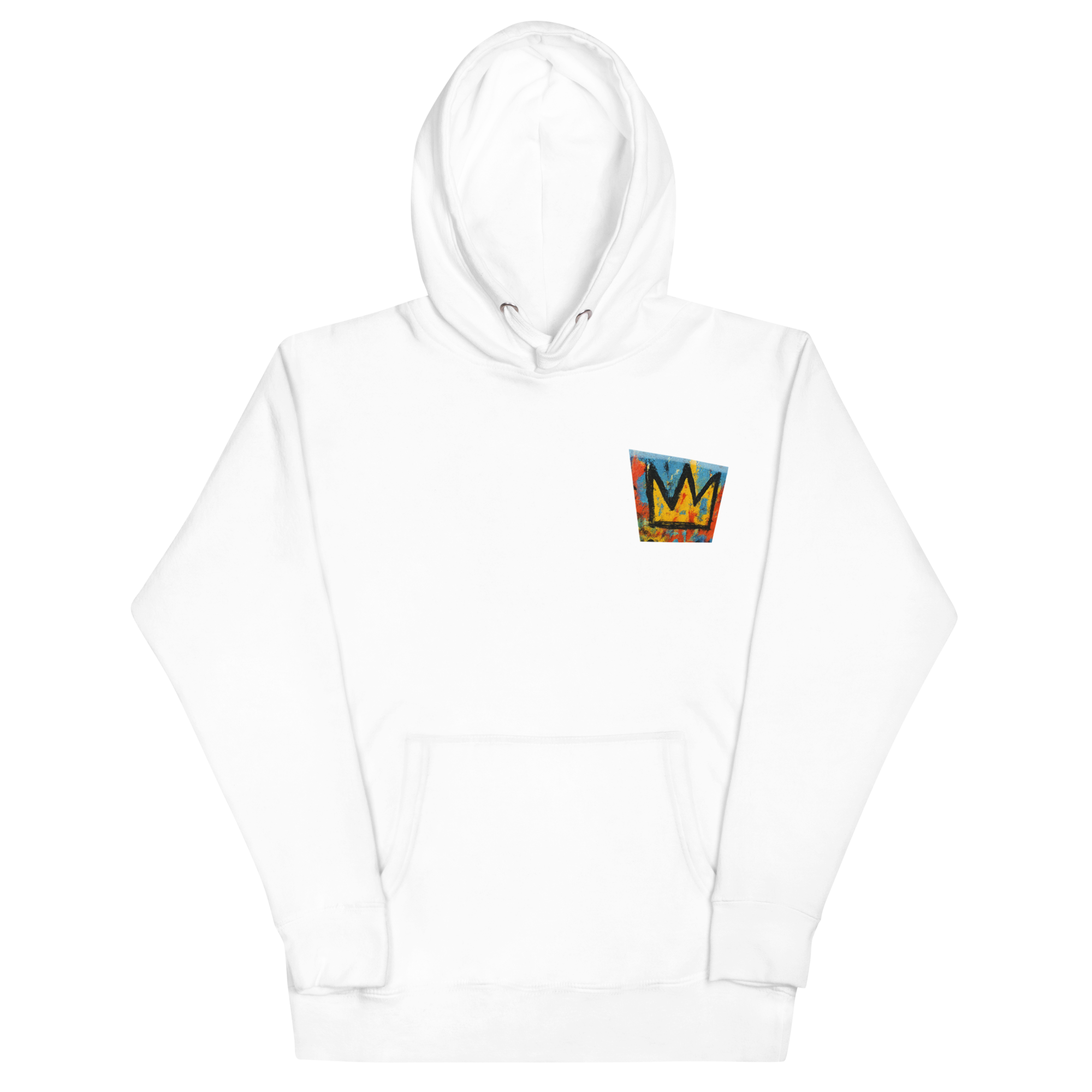 Basquiat Graffiti Crown Spectrum Hoodie - Culture Limited Edition Tees