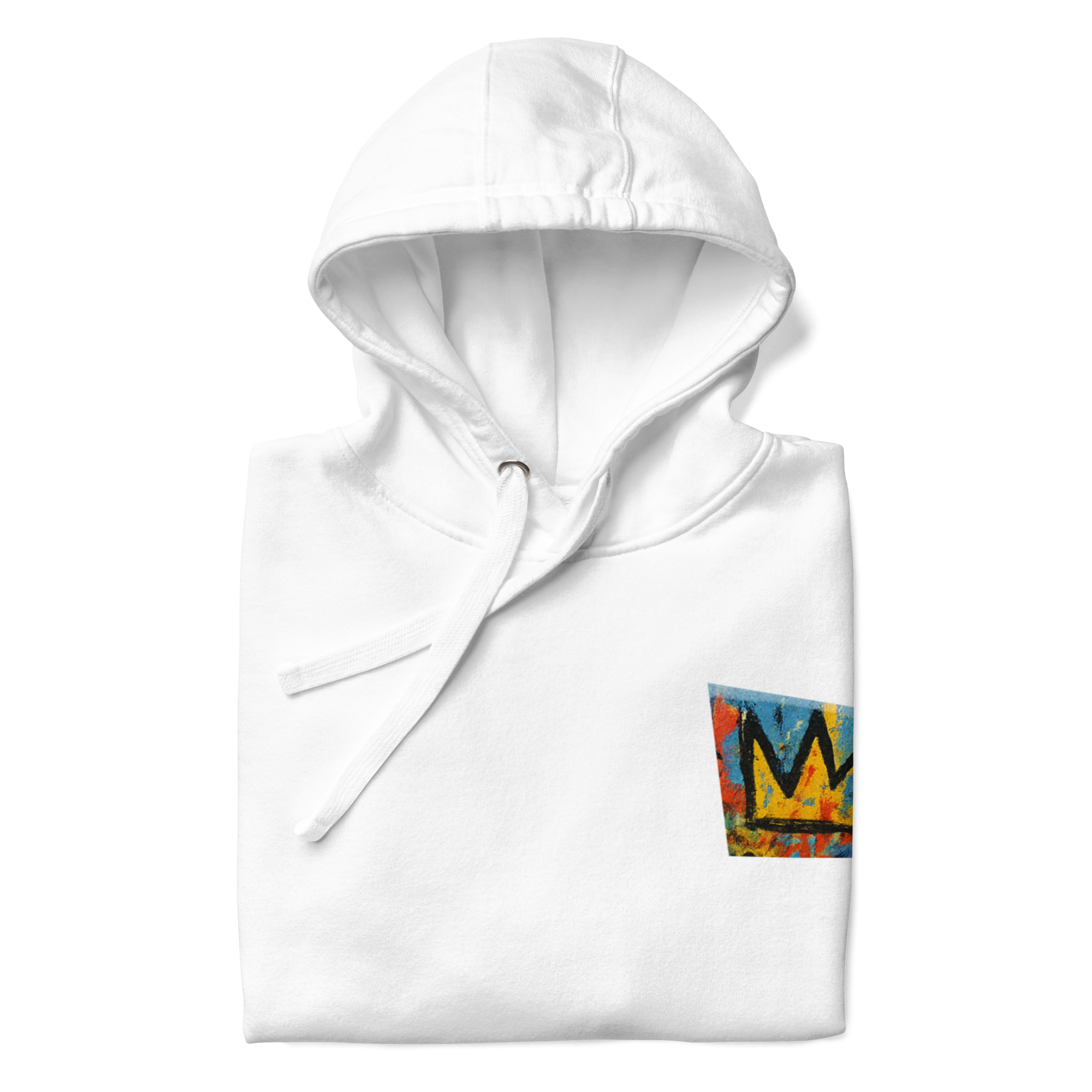 Basquiat Graffiti Crown Spectrum Hoodie - Culture Limited Edition Tees