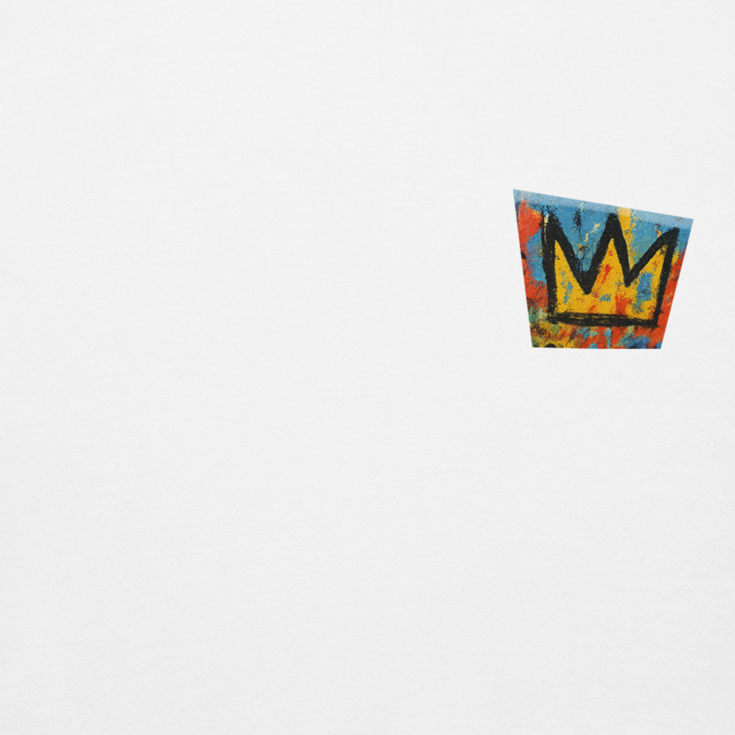 Basquiat Graffiti Crown Spectrum Hoodie - Culture Limited Edition Tees