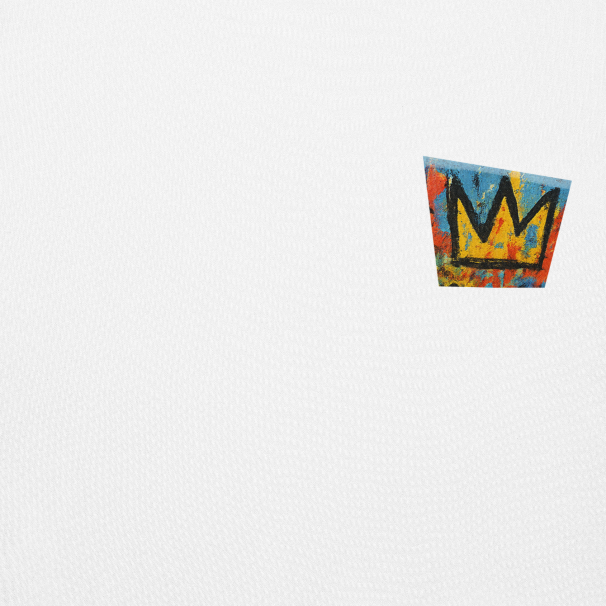 Basquiat Graffiti Crown Spectrum Hoodie - Culture Limited Edition Tees