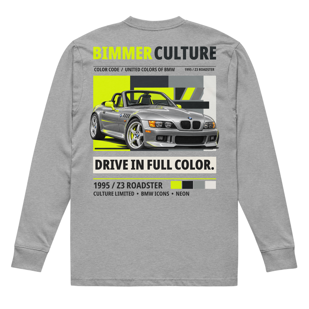 “Drive In Full Color” 1995 Z3 Roadster Unisex Long Sleeve Tee