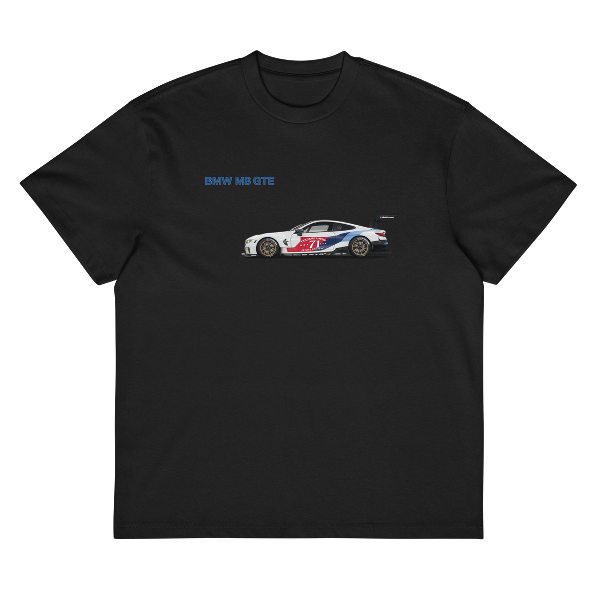 M8 GTE Racing Tee Black Front — Bimmer Culture