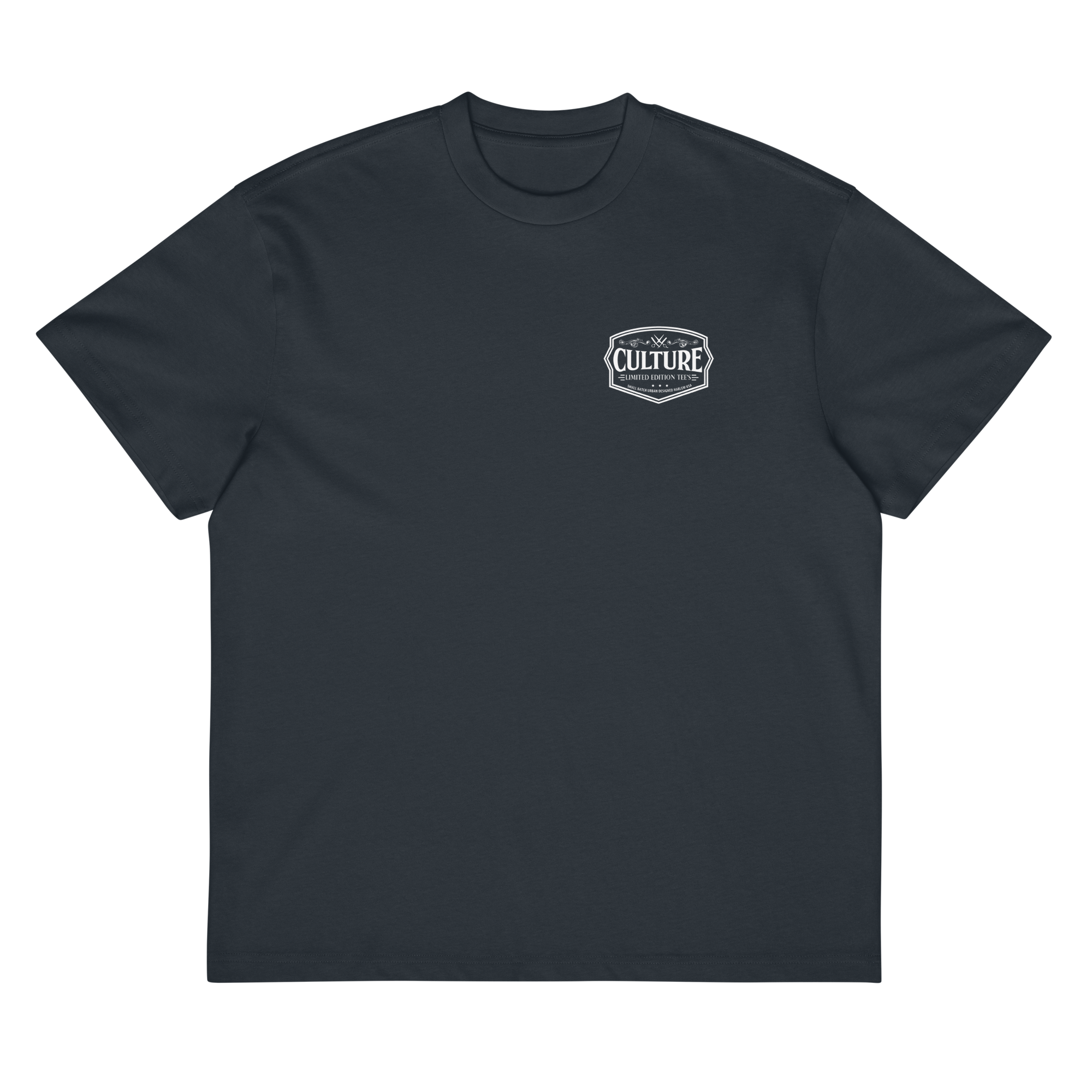 NYC Skyline Culture Script Box Tee - Culture Limited Edition Tees