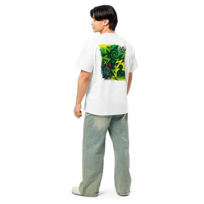 Neon Graffiti Duck Box Tee (White)
