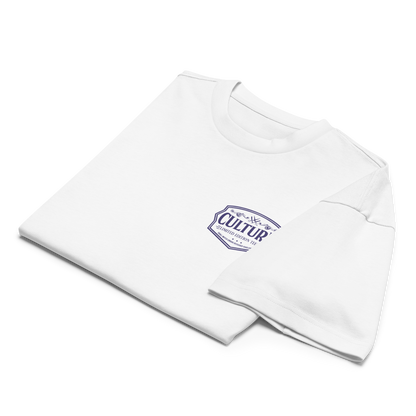 Fly Era Script NYC Skyline Tee | White Blue