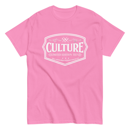 Classic White Culture logo T-Shirt - Culture Limited Edition Tees
