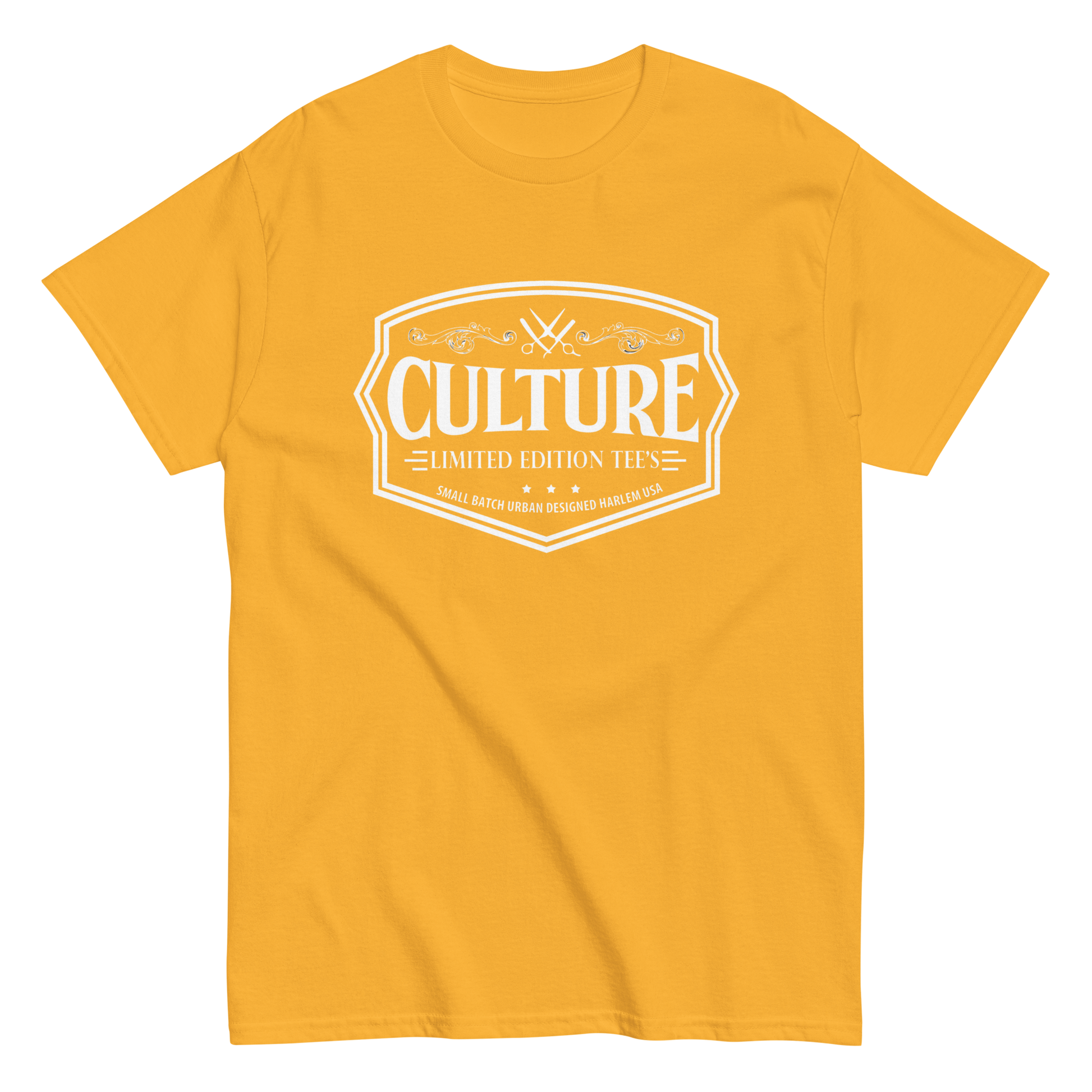 Classic White Culture logo T-Shirt - Culture Limited Edition Tees