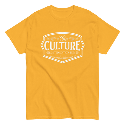 Classic White Culture logo T-Shirt - Culture Limited Edition Tees