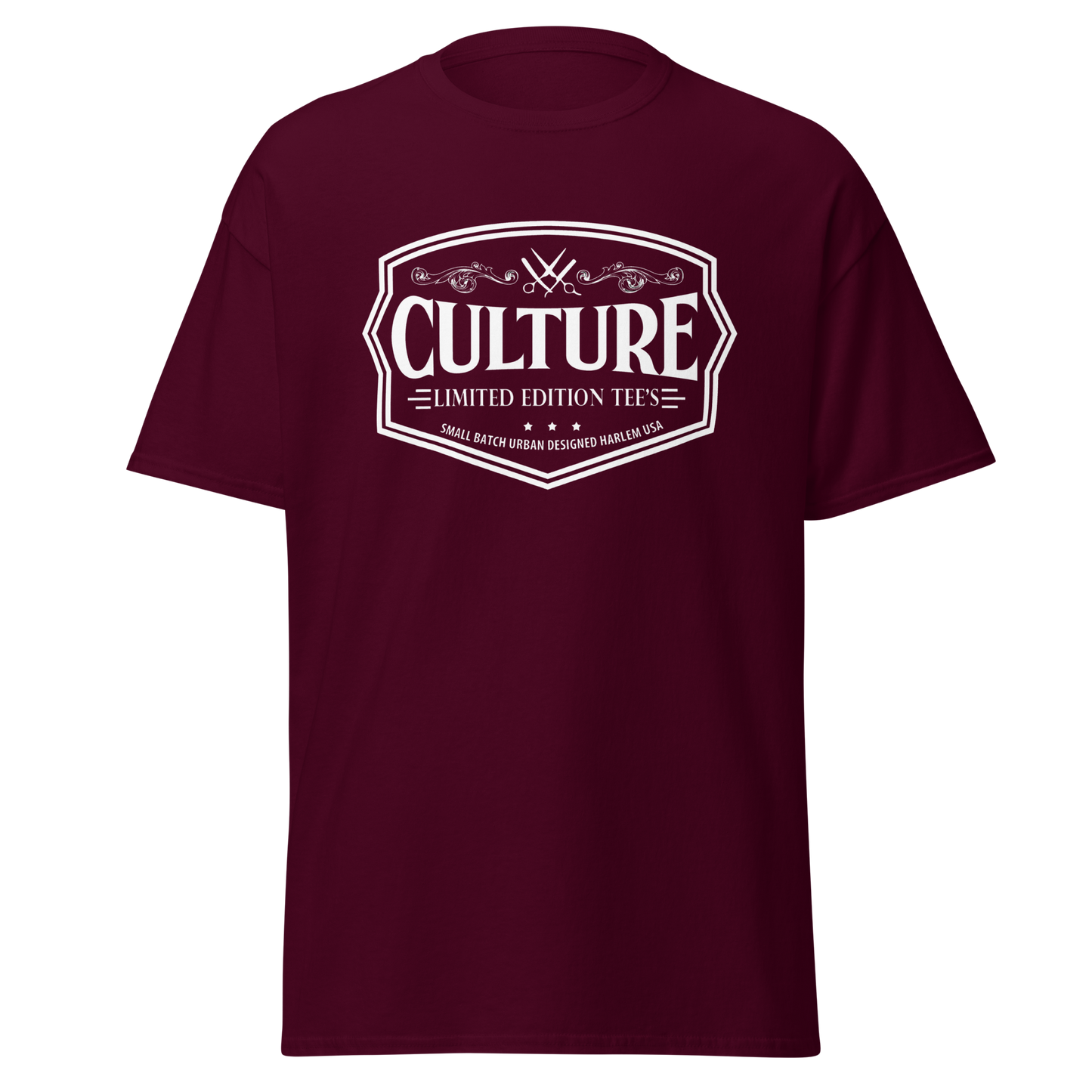 Classic White Culture logo T-Shirt - Culture Limited Edition Tees