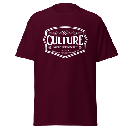Classic White Culture logo T-Shirt - Culture Limited Edition Tees