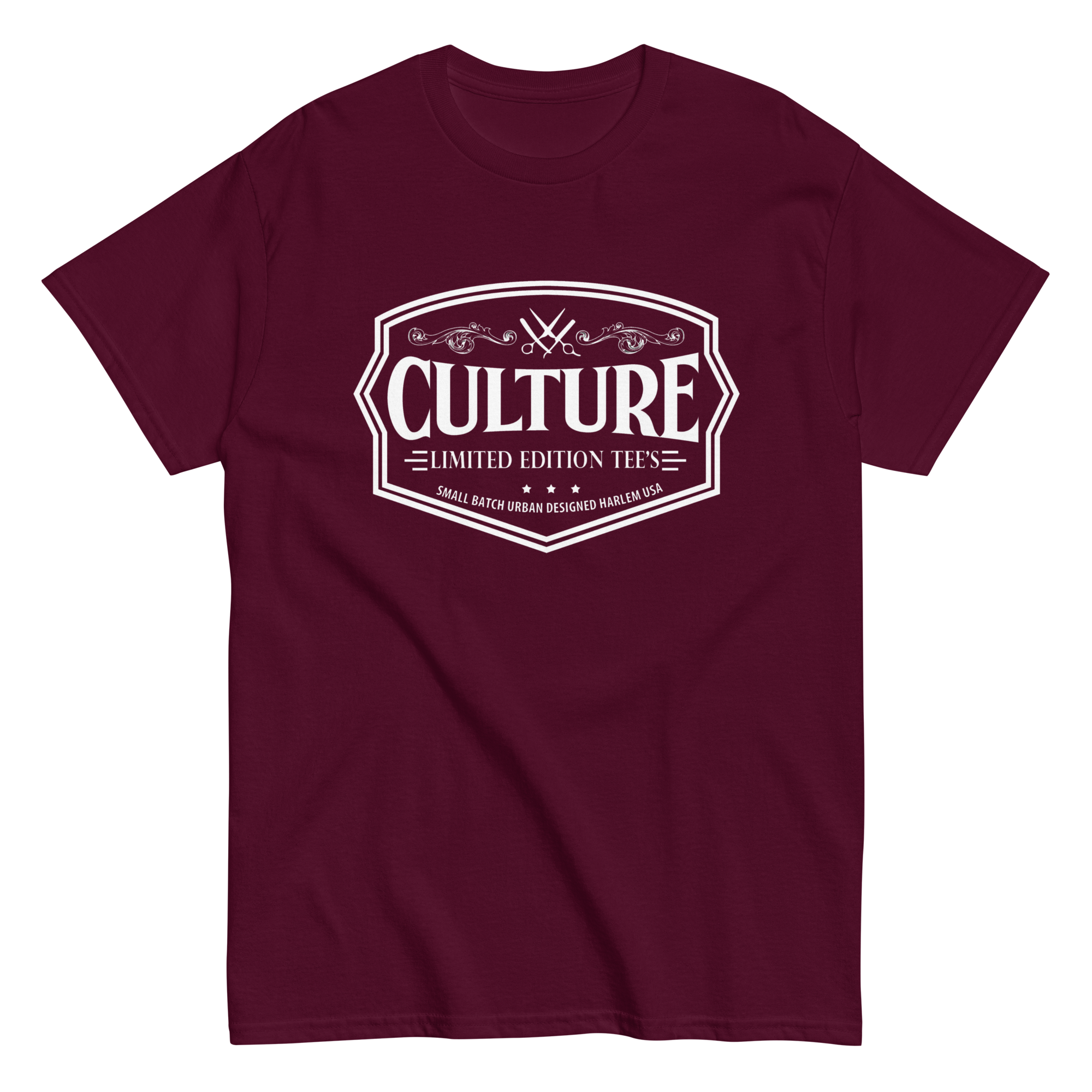 Classic White Culture logo T-Shirt - Culture Limited Edition Tees