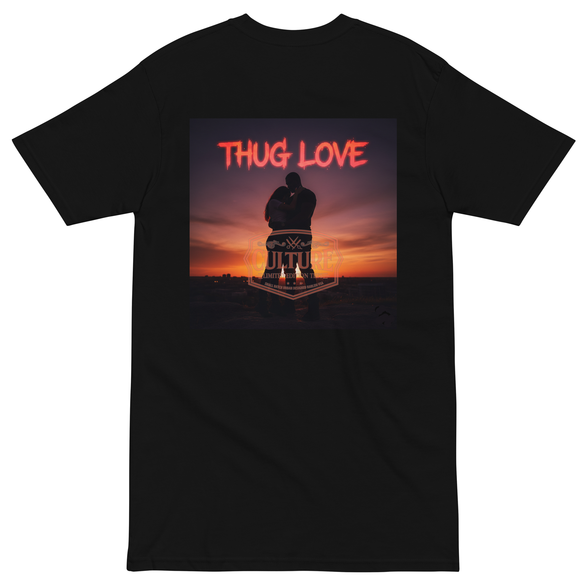 Thug Love Skyline Tee — His (Black) back