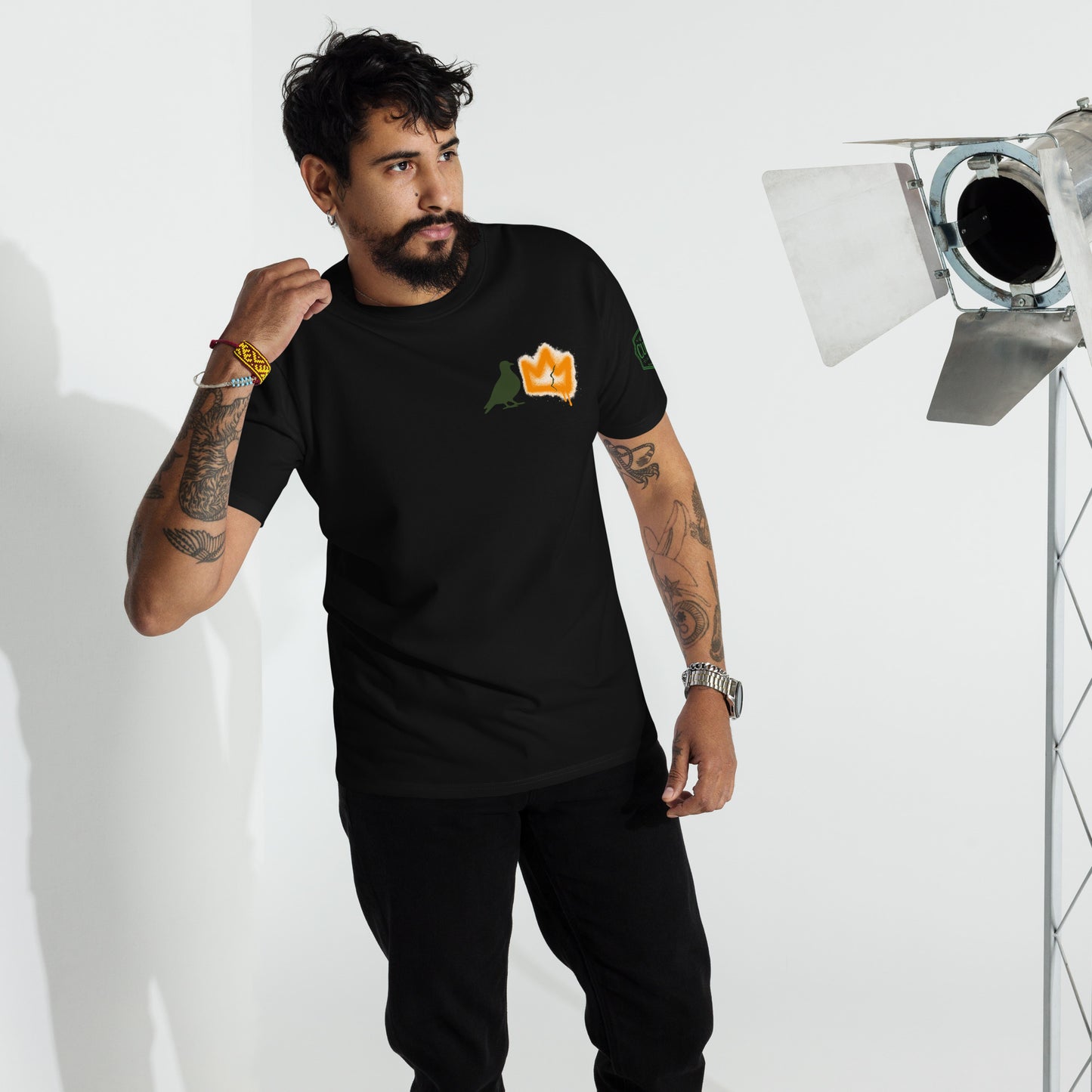 Basquiat Arrows & Crowns Heavyweight Tee — Fly Era Undefeated Jordan Match - Culture Limited Edition Tees