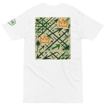 Basquiat Arrows & Crowns Heavyweight Tee — Fly Era Undefeated Jordan Match - Culture Limited Edition Tees