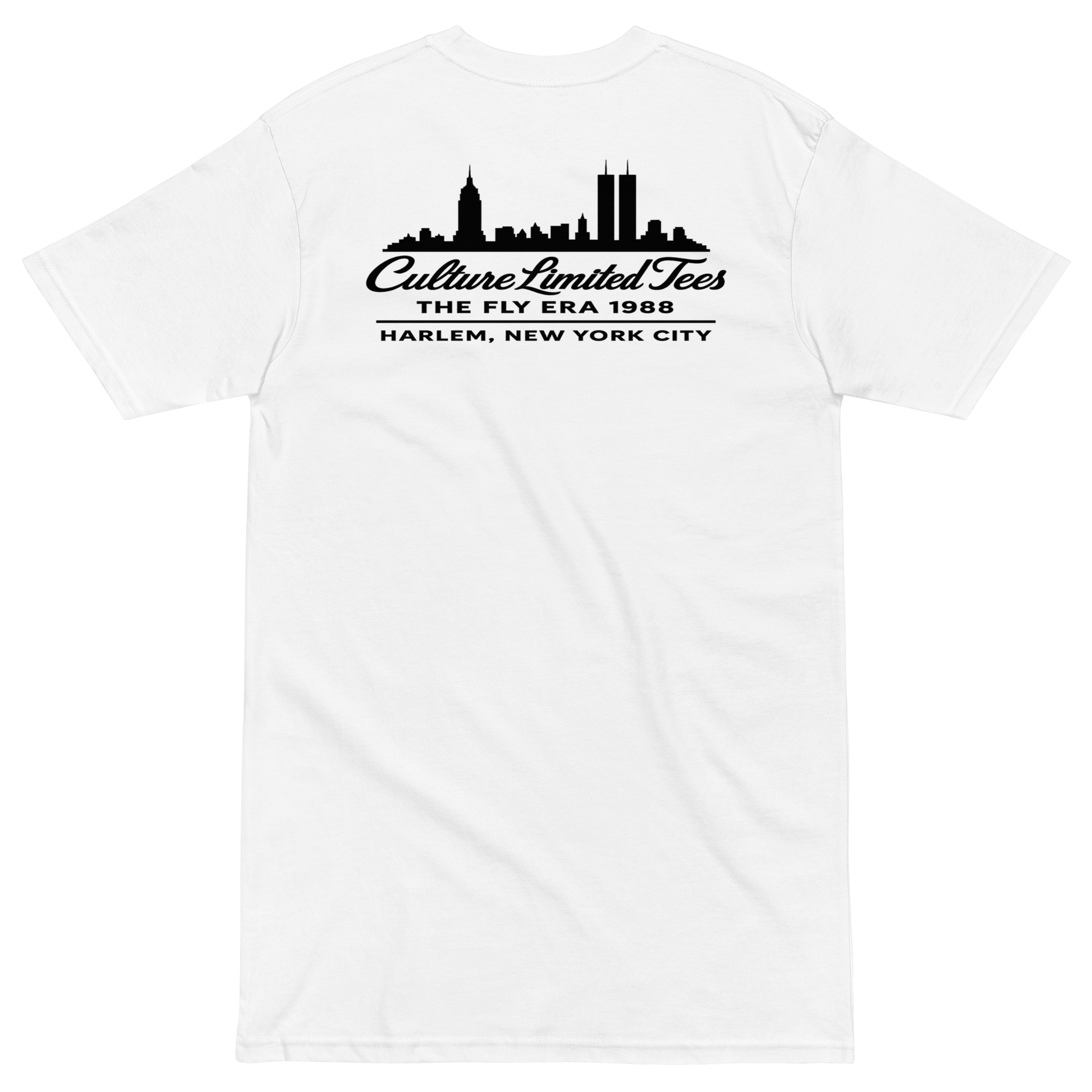 Twin Flames 88 Heavyweight Tee - White with Black - Culture Limited Edition Tees
