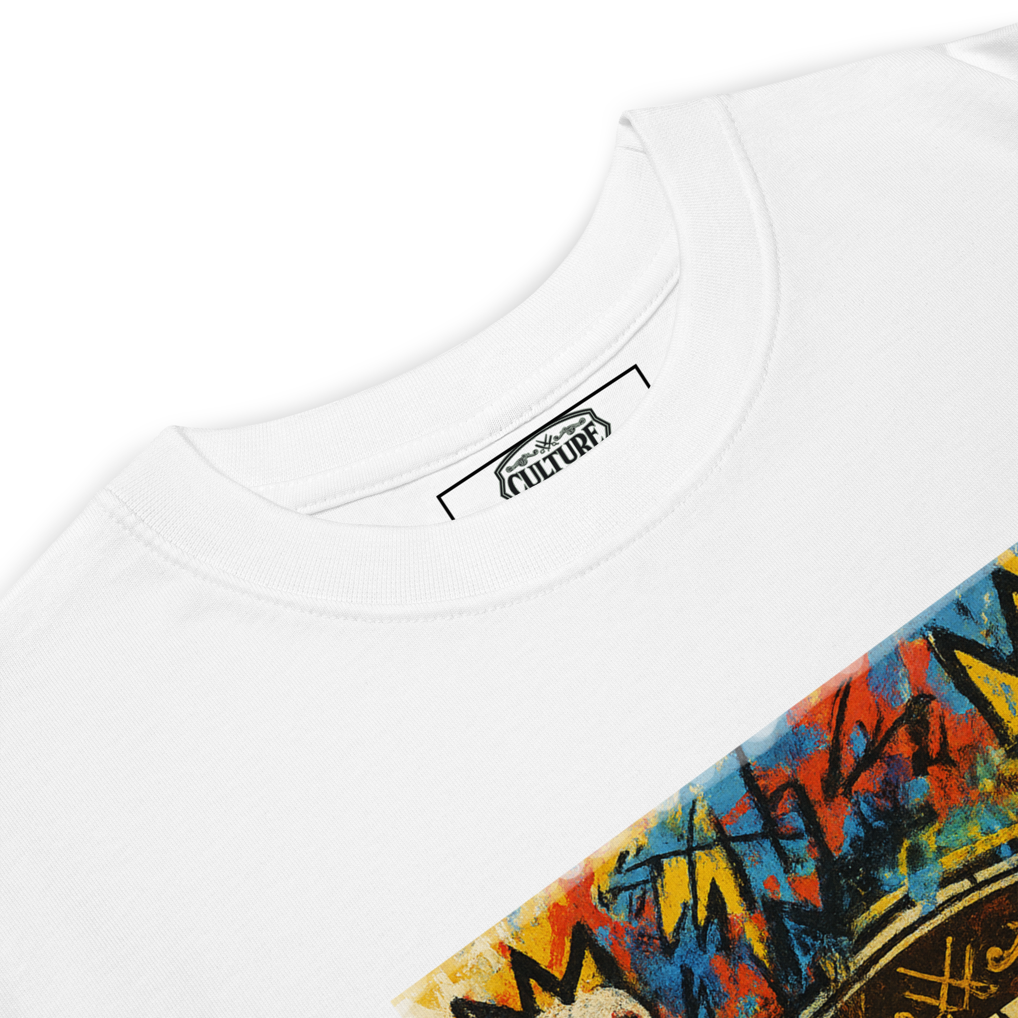 Culture Limited “Basquiat Spectrum” Heavyweight Tee – Men’s Oversized Streetwear - Culture Limited Edition Tees
