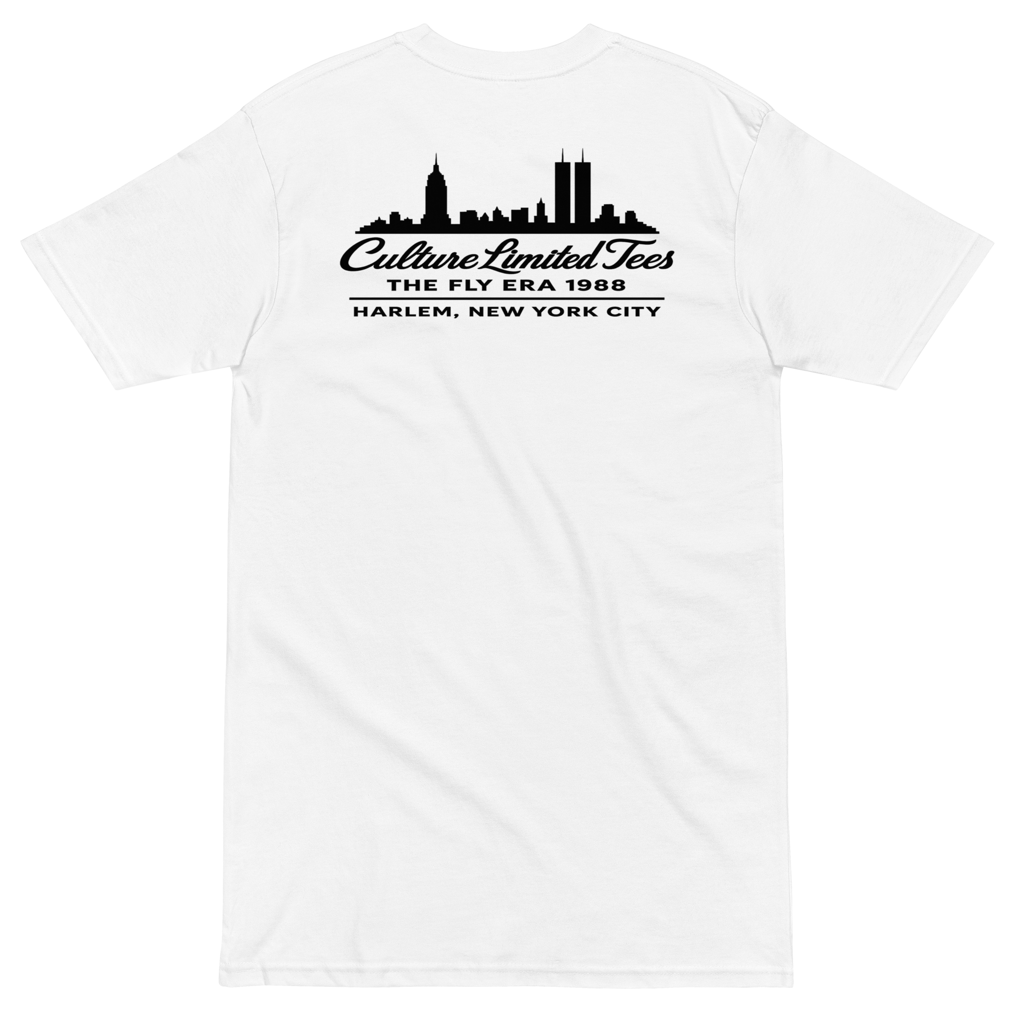 Twin Flames 88 Heavyweight Tee - White with Black - Culture Limited Edition Tees