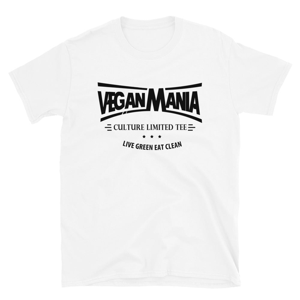 Live Green and Eat Clean with Culture Limited Tees "Vegan Mania" T-Shirt - Culture Limited Edition Tees