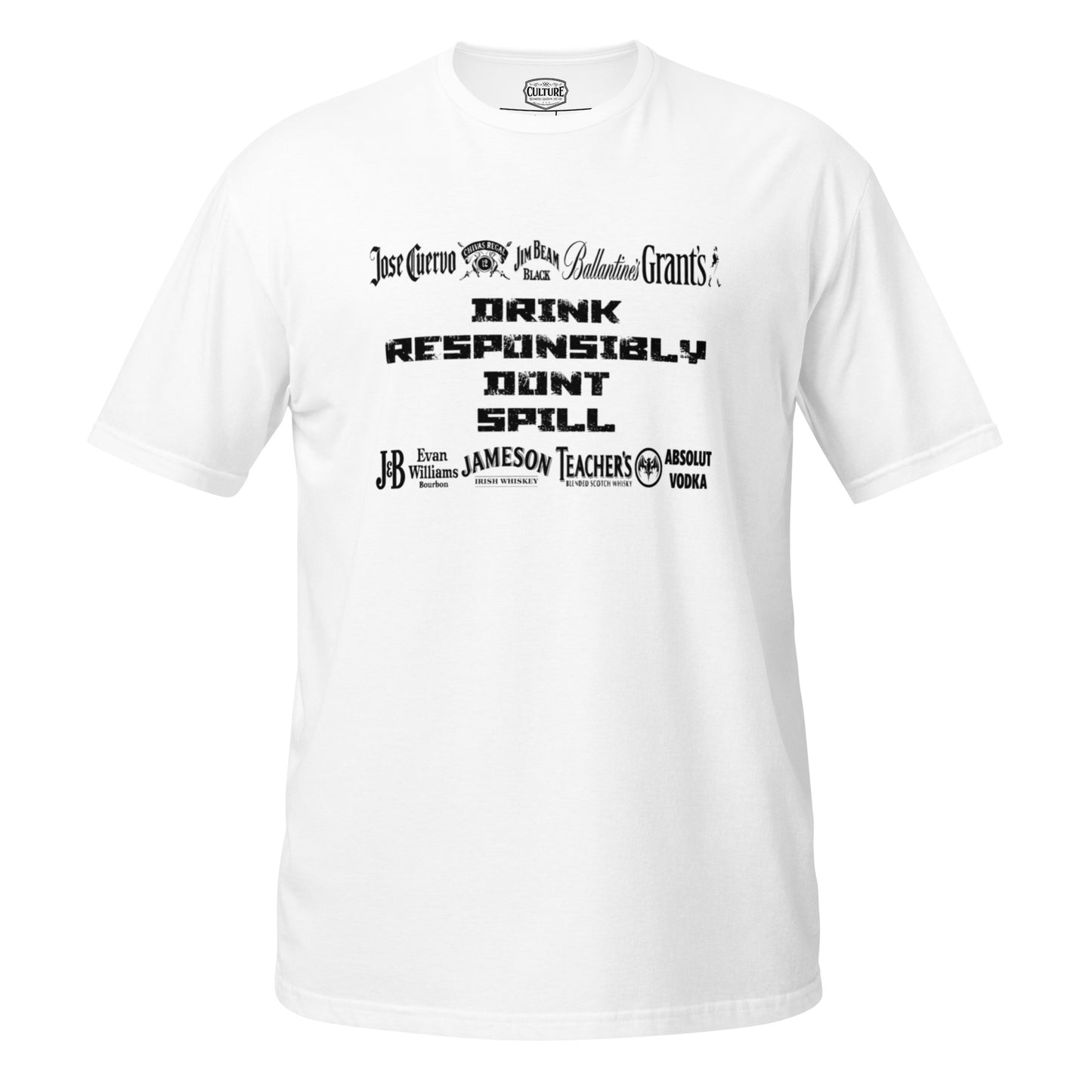 "Drink Responsibly" Short-Sleeve Unisex Graphic T-Shirt - Culture Limited Edition Tees