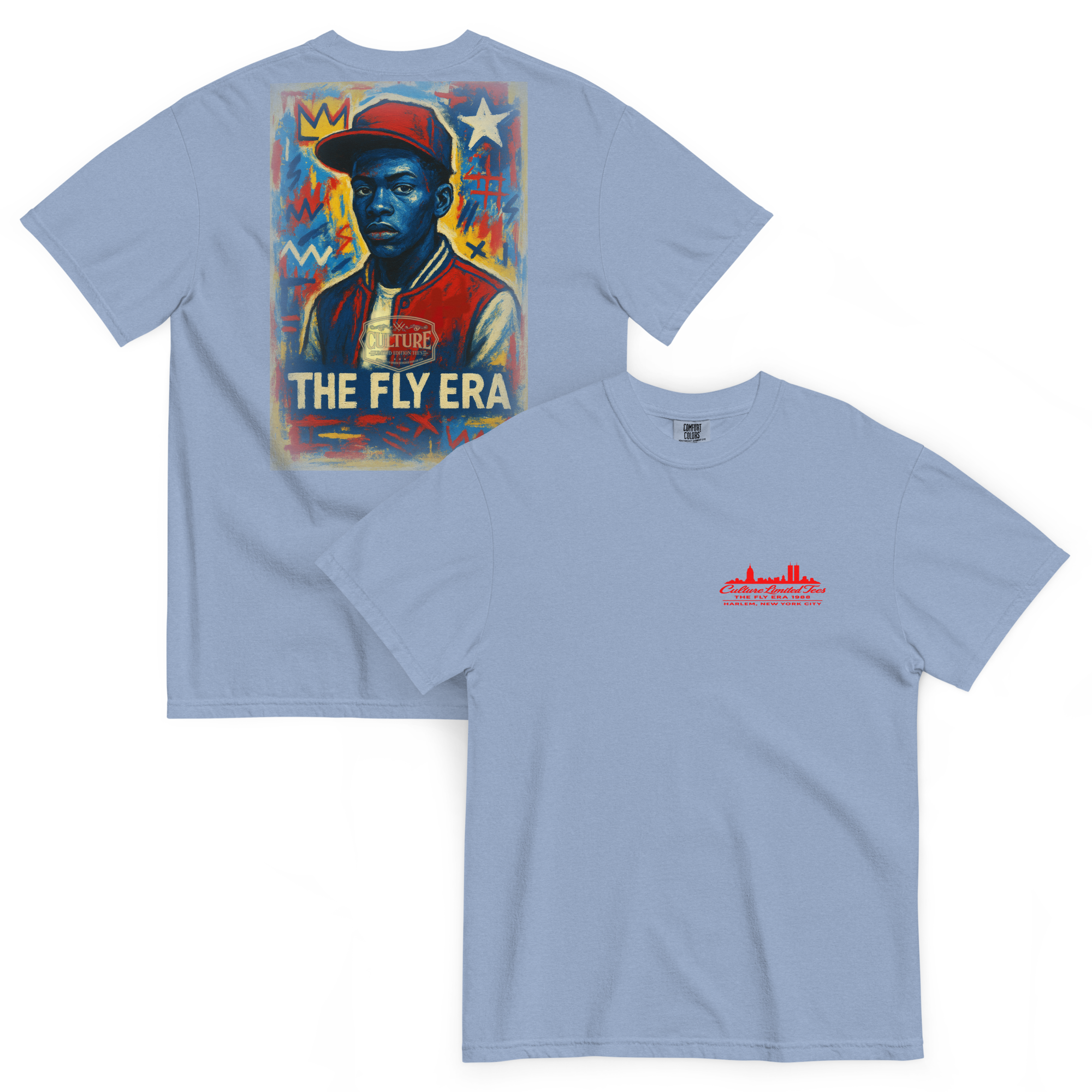 Fly Era — Crowned Saint Vintage Denim Tee